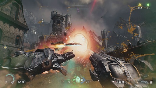 画像ギャラリー No.074のサムネイル画像 / ［プレイレポ］「DOOM: The Dark Ages」，攻守一体型の盾「シールドソー」や刷新された「グローリーキル」，ドラゴンや巨大メカの大迫力バトルを体験