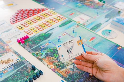 画像ギャラリー No.002のサムネイル画像 / 鳥の次はお魚。人気ボドゲ「WINGSPAN」続編の「FINSPAN」が海外で1月22日発売へ。基本要素はそのままに,より遊びやすく調整された作品