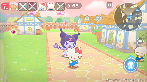 画像ギャラリー No.006のサムネイル画像 / ハローキティたちとおにごっこする「サンリオキャラクターズ ミラクルマッチ マジカルおにごっこ」,Switch向けに3月27日発売