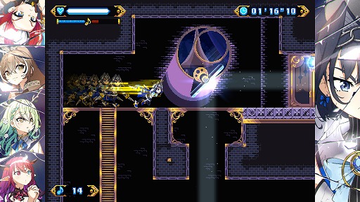 画像ギャラリー No.006のサムネイル画像 / ホロライブENのオーロ・クロニーさんが主軸の2Dアクション「Chrono Gear: Warden of Time」，Steamストアページを公開