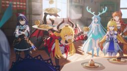 画像ギャラリー No.002のサムネイル画像 / 「アビスディア」，主要キャラクターが全員登場するメインPVを公開。平和な日常やわくわくする冒険の様子が確認できる