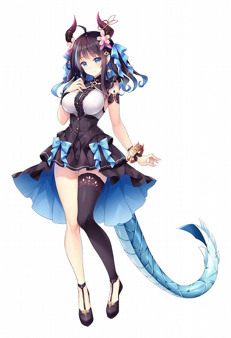 画像ギャラリー No.020のサムネイル画像 / 最強のドラゴン娘が現代社会でコンカフェをオープン。ラブコメADV「ドラ・コンカフェ」Switch版が本日リリース
