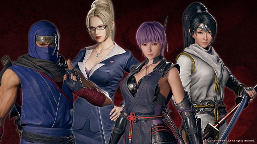 画像ギャラリー No.007のサムネイル画像 / 「無双アビス」，「NINJA GAIDEN」シリーズより，リュウ・ハヤブサ，あやね，レイチェル，紅葉が参戦