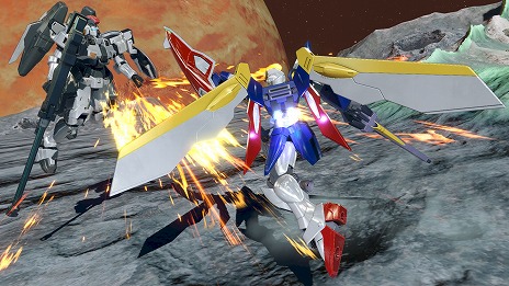 画像ギャラリー No.004のサムネイル画像 / 「機動戦士ガンダム EXVS.2 IB」，8月20日に新機体「ウイングガンダム」を実装。照射ビームと変形を使いこなす2000コストの万能機