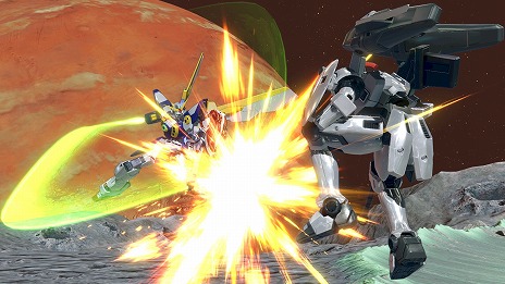 画像ギャラリー No.005のサムネイル画像 / 「機動戦士ガンダム EXVS.2 IB」，8月20日に新機体「ウイングガンダム」を実装。照射ビームと変形を使いこなす2000コストの万能機