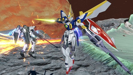 画像ギャラリー No.006のサムネイル画像 / 「機動戦士ガンダム EXVS.2 IB」，8月20日に新機体「ウイングガンダム」を実装。照射ビームと変形を使いこなす2000コストの万能機