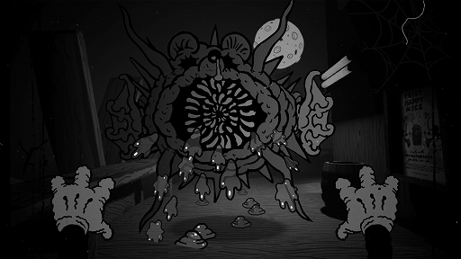画像ギャラリー No.004のサムネイル画像 / サイコホラーADV「バッド・チーズ」，体験版をSteamで配信開始。あのネズミキャラ風の主人公がお父さんを怒らせないように良い子に振る舞う