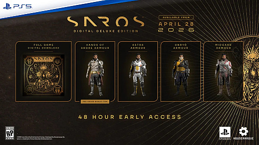 画像ギャラリー No.009のサムネイル画像 / 「SAROS」の発売日が2026年4月30日に延期。「Returnal」を手掛けたHousemarqueの三人称視点アクション