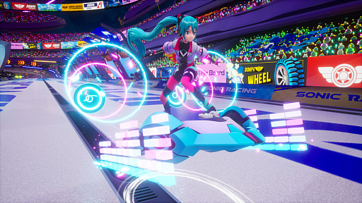 画像ギャラリー No.009のサムネイル画像 / 「ソニックレーシング クロスワールド」，期間限定コラボイベント「初音ミク」フェスタを開催。クラクションなどが手に入る