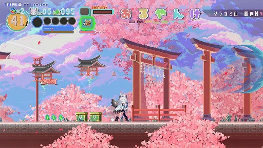 画像ギャラリー No.009のサムネイル画像 / 白上フブキさんが主役の2Dアクション「FUBUKI 〜zero in on Holoearth〜」，本日発売。4月27日まで15％オフセールが開催中