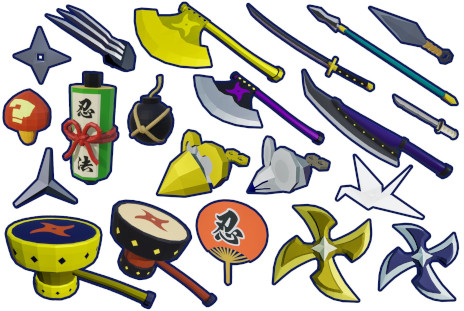 画像ギャラリー No.002のサムネイル画像 / 最大4人で対戦する忍者アクション「ニンジャム！」，PC版を4月28日に発売。「東京ゲームダンジョン8」への出展も決定