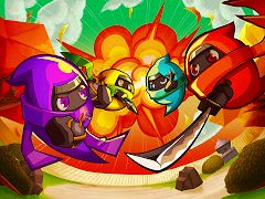 最大4人で対戦する忍者アクション「ニンジャム！」，PC版を4月28日に発売。「東京ゲームダンジョン8」への出展も決定