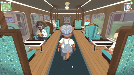 画像ギャラリー No.009のサムネイル画像 / 列車ライフシム「Locomoto」，デモ版をSteamで配信中。リラックスできるLo-Fiサウンドを聴きながら，さまざまな動物の乗客の世話をしよう