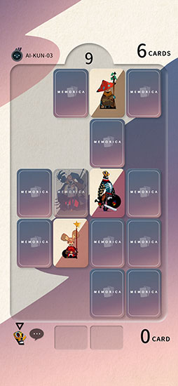 画像ギャラリー No.006のサムネイル画像 / オンライン対戦型カードゲーム「MEMORICA」，Android版を本日リリース。神経衰弱をベースにスキルカードを使った駆け引きを楽しめる
