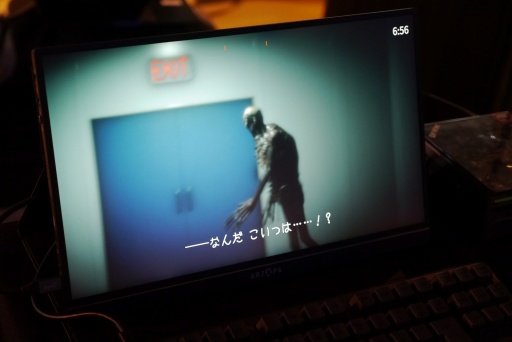 画像ギャラリー No.003のサムネイル画像 / リアルな絶叫でクリーチャーを撃退。「THREAT -SCREAM AND ESCAPE-」に必要なものは銃弾でも十字架でもなく，強靭な喉と体力だ［BitSummit］