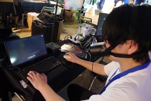 画像ギャラリー No.008のサムネイル画像 / リアルな絶叫でクリーチャーを撃退。「THREAT -SCREAM AND ESCAPE-」に必要なものは銃弾でも十字架でもなく，強靭な喉と体力だ［BitSummit］