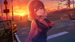 画像ギャラリー No.011のサムネイル画像 / バーチャルOLの美月ももさんが主役。新作ノベルゲーム「猫猫旅行社　ももいろ町おこしプロジェクト！」，5月20日にリリース