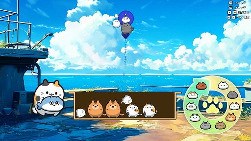 画像ギャラリー No.005のサムネイル画像 / かわいすぎる猫ちゃんたちをくっつけていく。落ちものマージパズル「ぷにゃん」，PC版を3月25日にSteamで配信
