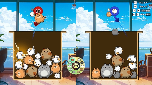 画像ギャラリー No.008のサムネイル画像 / かわいすぎる猫ちゃんたちをくっつけていく。落ちものマージパズル「ぷにゃん」，PC版を3月25日にSteamで配信