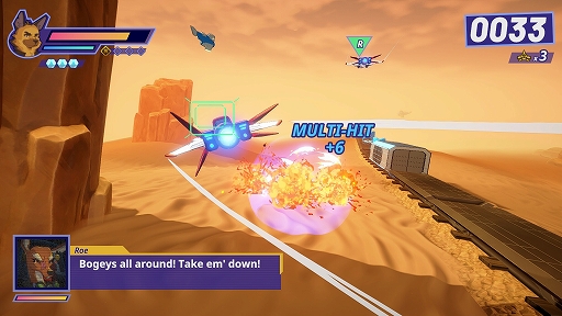 画像ギャラリー No.004のサムネイル画像 / 「Wild Blue Skies」,デモ版をSteamで配信開始。1990年代のクラシックなレールシューティングを現代的にアレンジした3DシューティングADV