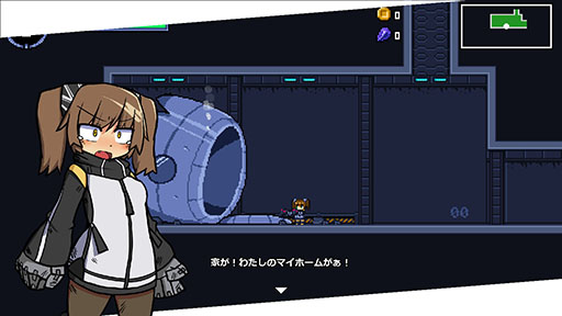 画像ギャラリー No.005のサムネイル画像 / 引きこもりの女・ローリーを操作し,コロニーを縦横無尽に駆け巡る新作メトロイドヴァニア「ローリングスター」,4月1日にSteamでリリース