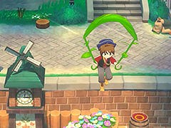 「牧場物語 Let's！風のグランドバザール」，風の力を使った要素「グライダー」「風車」の概要が公開に