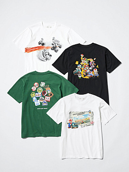 画像ギャラリー No.003のサムネイル画像 / 「マリオカート ワールド」のUTが8月10日に発売。レトロなイラストやステッカーのデザインがかわいい