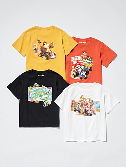 画像ギャラリー No.004のサムネイル画像 / 「マリオカート ワールド」のUTが8月10日に発売。レトロなイラストやステッカーのデザインがかわいい