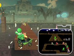 「マリオカート ワールド」，初代「スーパーマリオカート」のコース10種を追加。おばけぬま，チョコレーとう，バニラレイクなどが登場