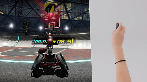 画像ギャラリー No.004のサムネイル画像 / 車椅子バスケ風のスポーツゲーム「Drag x Drive」先行プレイ。両手にマウスで車輪を操作するスタイルが特殊すぎて楽しい［Switch 2先行体験］
