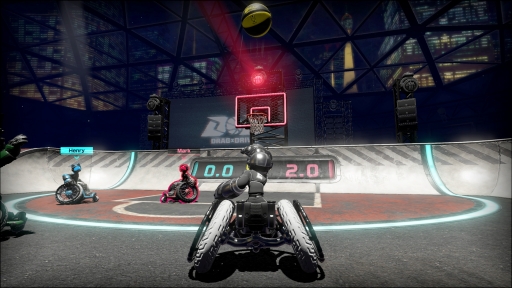 画像ギャラリー No.040のサムネイル画像 / ［プレイレポ］2本のJoy-Con 2をマウスにして遊ぶ，新感覚のスポーツゲーム「Drag x Drive」。その魅力は超クールなガチバスケだけじゃなかった！