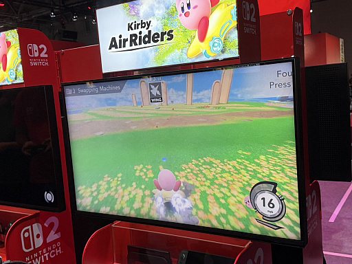 画像ギャラリー No.002のサムネイル画像 / 「カービィのエアライダー」の世界最速試遊があった！　gamescom 2025の任天堂ブースにびっくりサプライズ［gamescom］