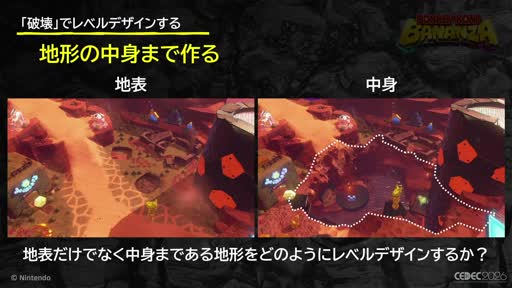 画像ギャラリー No.014のサムネイル画像 / 壊すことが，次に壊す理由になる。「ドンキーコング バナンザ」のゲームサイクルはこう組み立てられた［CEDEC 2026］