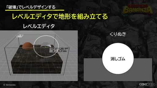 画像ギャラリー No.015のサムネイル画像 / 壊すことが，次に壊す理由になる。「ドンキーコング バナンザ」のゲームサイクルはこう組み立てられた［CEDEC 2026］