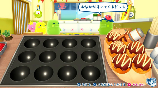 画像ギャラリー No.004のサムネイル画像 / 「たまごっちのプチプチおみせっち おまちど〜さま！」に「たこやきやさん」無料アップデートが登場。本日配信開始