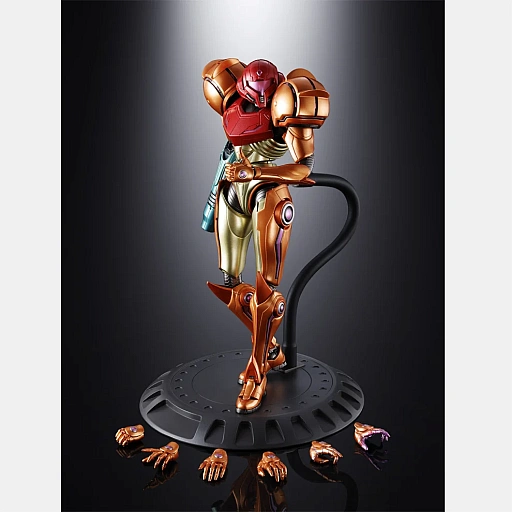 画像ギャラリー No.003のサムネイル画像 / 「超合金 サムス・アラン」&「メトロイド」新グッズの予約受付が開始。アームキャノン風のクッションピローやシリコントレーなど