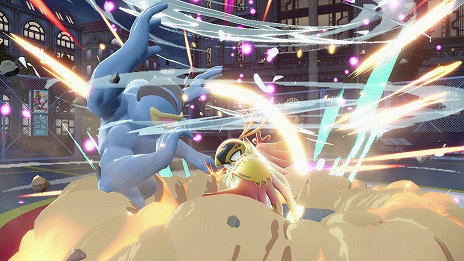 画像ギャラリー No.004のサムネイル画像 / 「Pokémon LEGENDS Z-A」,筋肉が増量した「メガルチャブル」の紹介映像を公開。カイリキーと真っ向から戦う特別映像も公開に