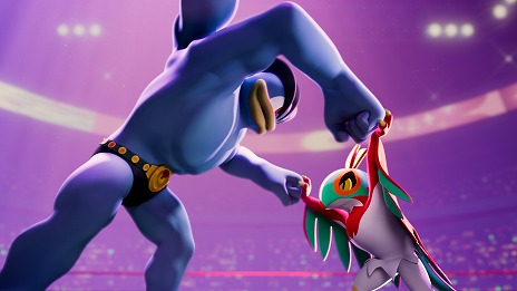 画像ギャラリー No.009のサムネイル画像 / 「Pokémon LEGENDS Z-A」，筋肉が増量した「メガルチャブル」の紹介映像を公開。カイリキーと真っ向から戦う特別映像も公開に