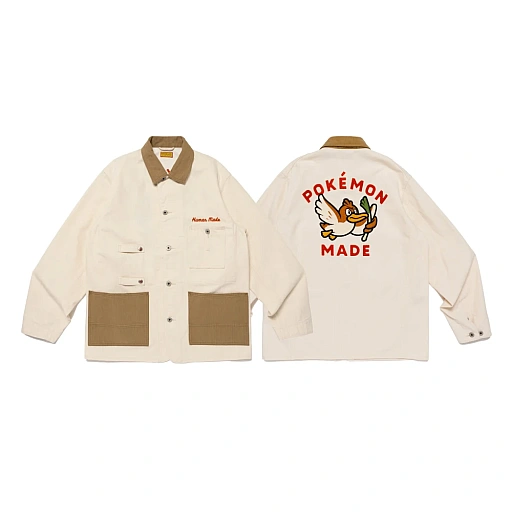 画像ギャラリー No.009のサムネイル画像 / カモネギのジャケットに“ネギがさせる”！？ HUMAN MADE，ポケモンコラボアイテムを10月11日に発売