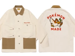 カモネギのジャケットに“ネギがさせる”！？ HUMAN MADE，ポケモンコラボアイテムを10月11日に発売