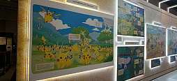 画像ギャラリー No.009のサムネイル画像 / 書籍「ポケモン生態図鑑」初のポップアップショップをロンドン自然史博物館で開催。大型ジオラマを展示中