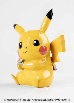 画像ギャラリー No.003のサムネイル画像 / ピカチュウ&イーブイの100万円のオブジェが登場。288体限定制作となる精緻な作品