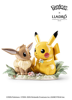 画像ギャラリー No.006のサムネイル画像 / ピカチュウ&イーブイの100万円のオブジェが登場。288体限定制作となる精緻な作品