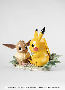 画像ギャラリー No.007のサムネイル画像 / ピカチュウ&イーブイの100万円のオブジェが登場。288体限定制作となる精緻な作品