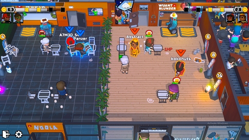 画像ギャラリー No.001のサムネイル画像 / 最大8人で遊べるハチャメチャレストラン経営ゲーム「Kitchen Wars」の早期アクセスが本日スタート