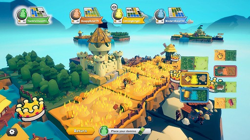 画像ギャラリー No.001のサムネイル画像 / ドイツ年間ゲーム大賞を受賞したボドゲ「Kingdomino」のデジタル版が2025年内に発売へ。PC版とスマホ版のクロスプレイにも対応予定