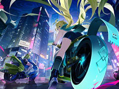 近未来の架空都市を舞台にバイク乗りの美少女たちとともに戦う。RPG「チェイシング・カレイドライダー」，アナウンストレイラーを公開