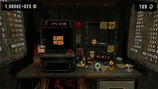 画像ギャラリー No.006のサムネイル画像 / ホラースロットゲーム「CloverPit」,初のDLC「Unholy Fusion」を配信開始。「手術マシン」でチャームを合成し,強力な装飾品に作り変えられる