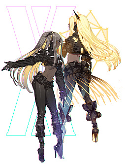 画像ギャラリー No.004のサムネイル画像 / 「DAEMON X MACHINA TITANIC SCION」,“天国の悪魔”と恐れられる統制局の最強部隊「ノイン」のメンバーを紹介するトレイラーを公開