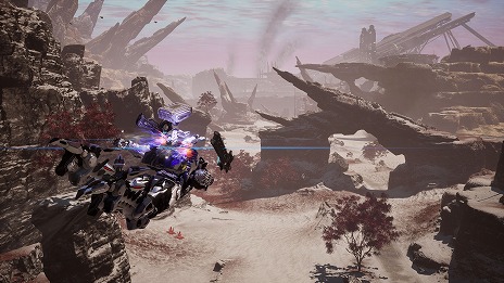 画像ギャラリー No.014のサムネイル画像 / 「DAEMON X MACHINA TITANIC SCION」，ゲーム紹介トレイラー「ヘビーアーマー編」を公開。単体で戦況を覆す力を秘めた，超火力の外部装甲